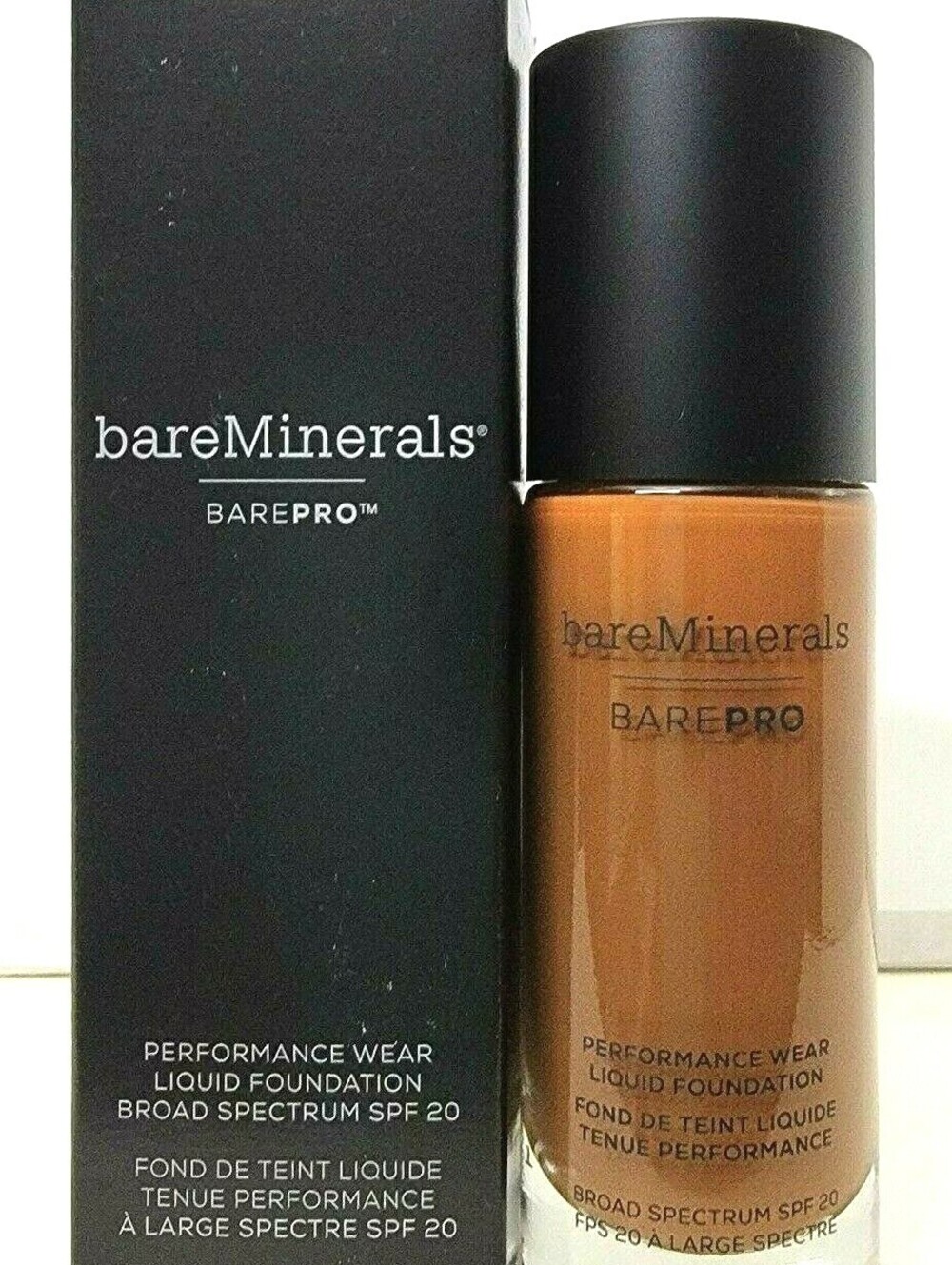 bareMinerals BAREPRO Performance Wear Liquid Makeup 1 oz SPF 20 COCOA 30